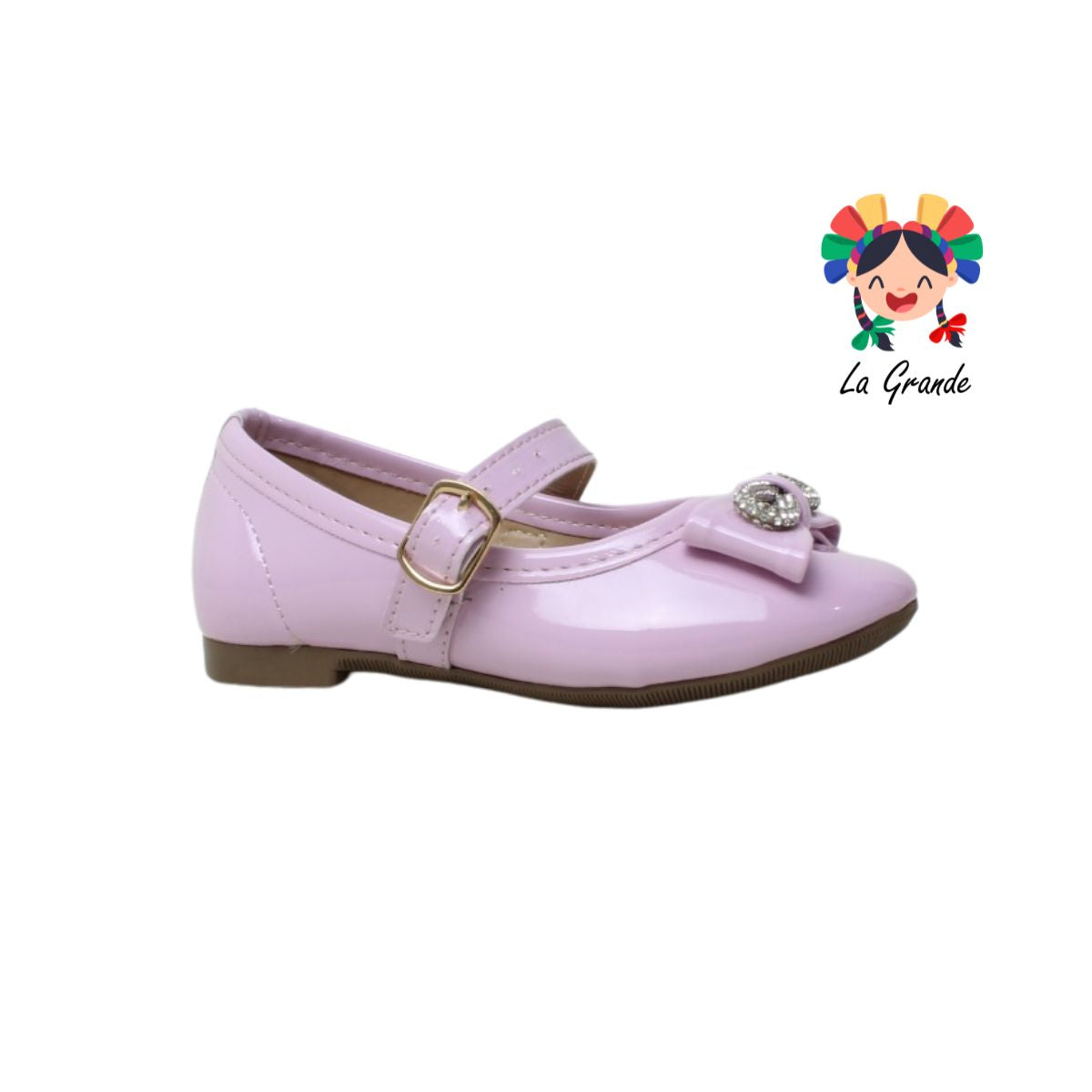 701 KAROLINE Lila Malteada Zapato infantil Niña