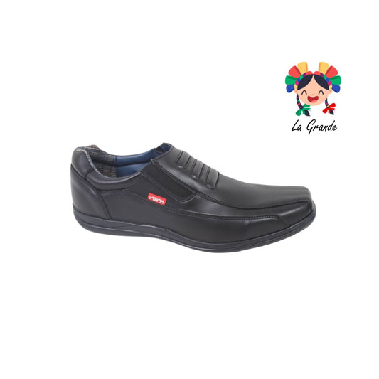 703 VELRA negro zapato casual para caballero