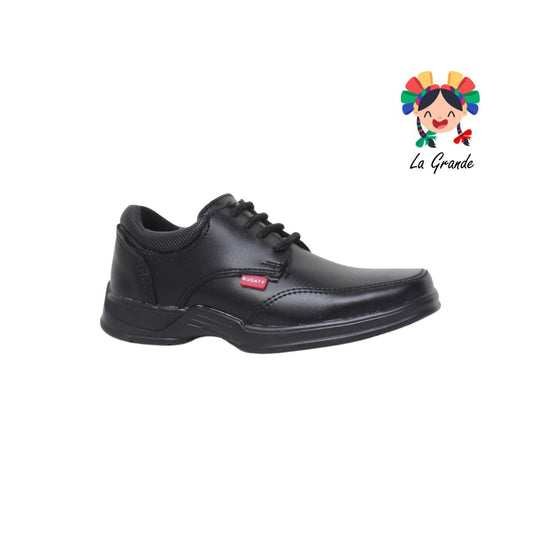 705 BUGATY SHOES Negro Sintético Zapato Escolar para Niño