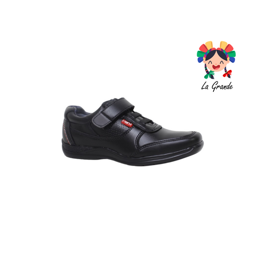 705 VELRA Negro Zapato Infantil Niño