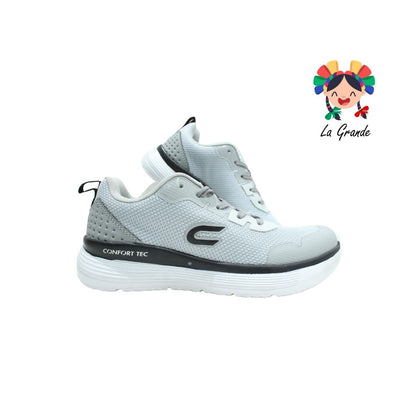 711T-CT gris tenis deportivos de tela