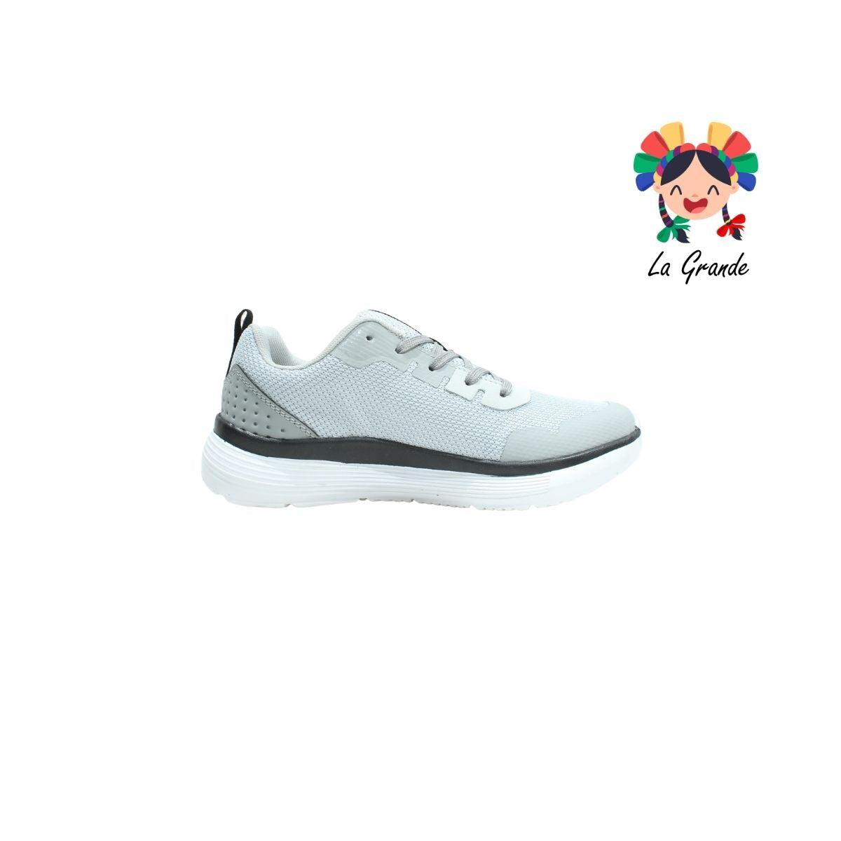 711T-CT gris tenis deportivos de tela