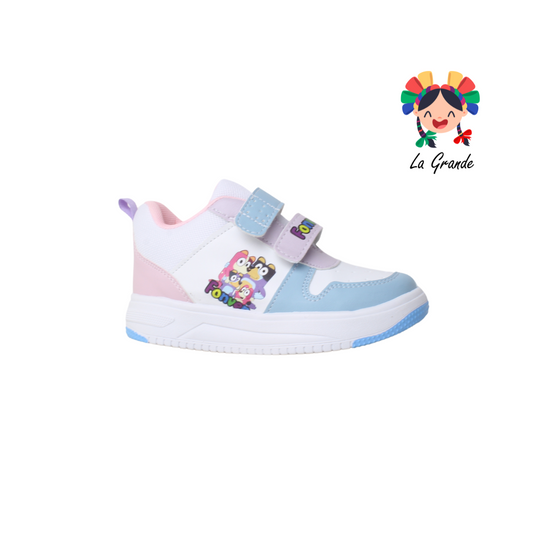 720 FON-VER Bluey Cielo Lila Sintético Tenis Choclo Casual para Bebé y Niña