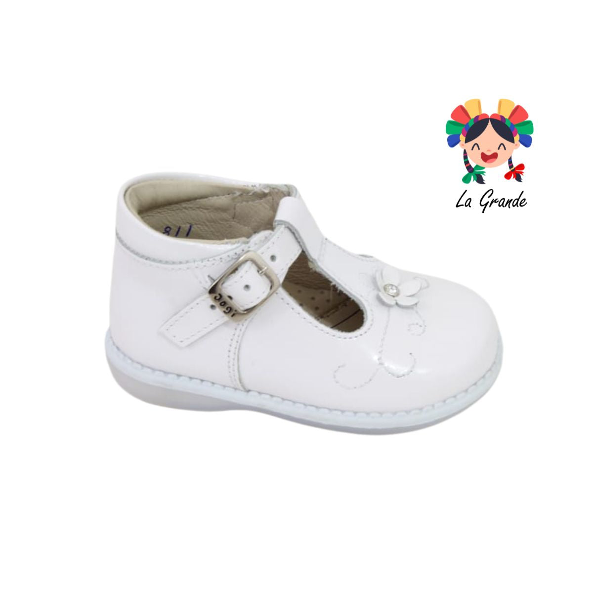 721 DOGI Blanco Zapato Casual para Niña