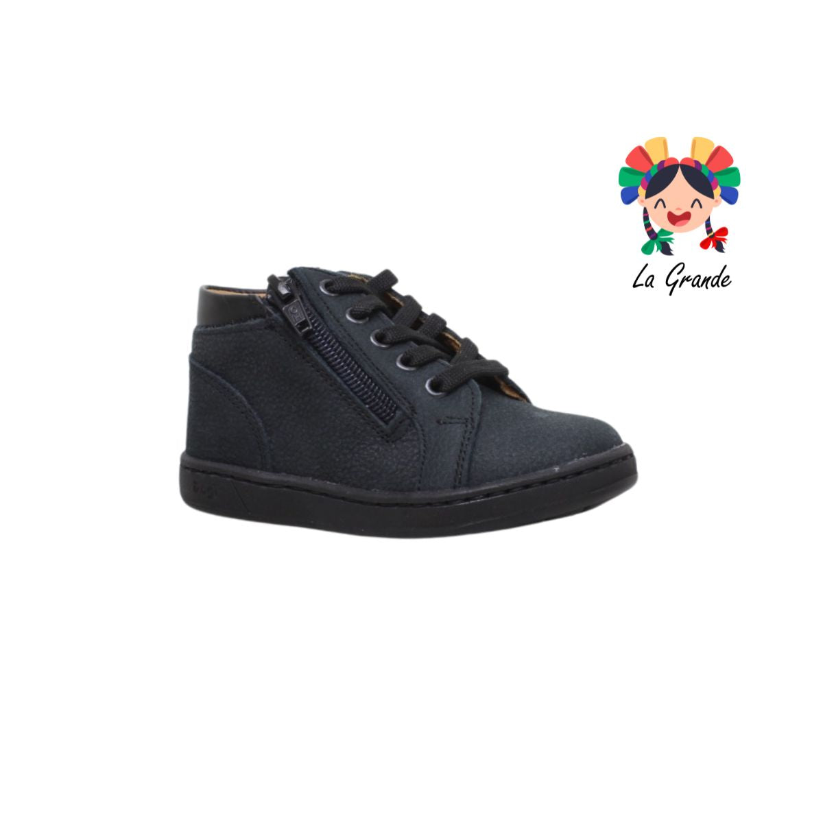 7246 DOGI Negro Zapato Infantil Niño escolar