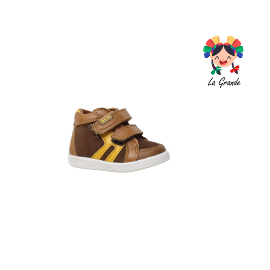 7296 DOGI Camel Zapato infantil Para bebé y niño