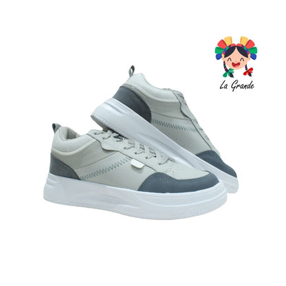 760 MAKKENA gris marino tenis tipo choclo caballero