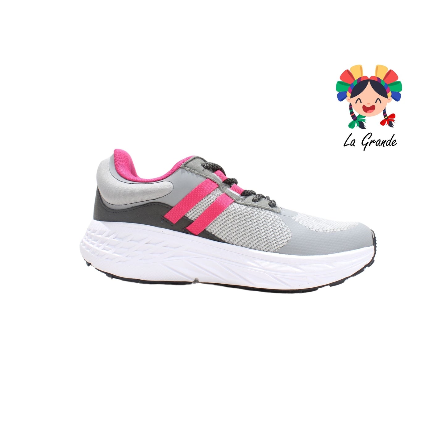 A7691T Court gris rosa original deportivo para dama