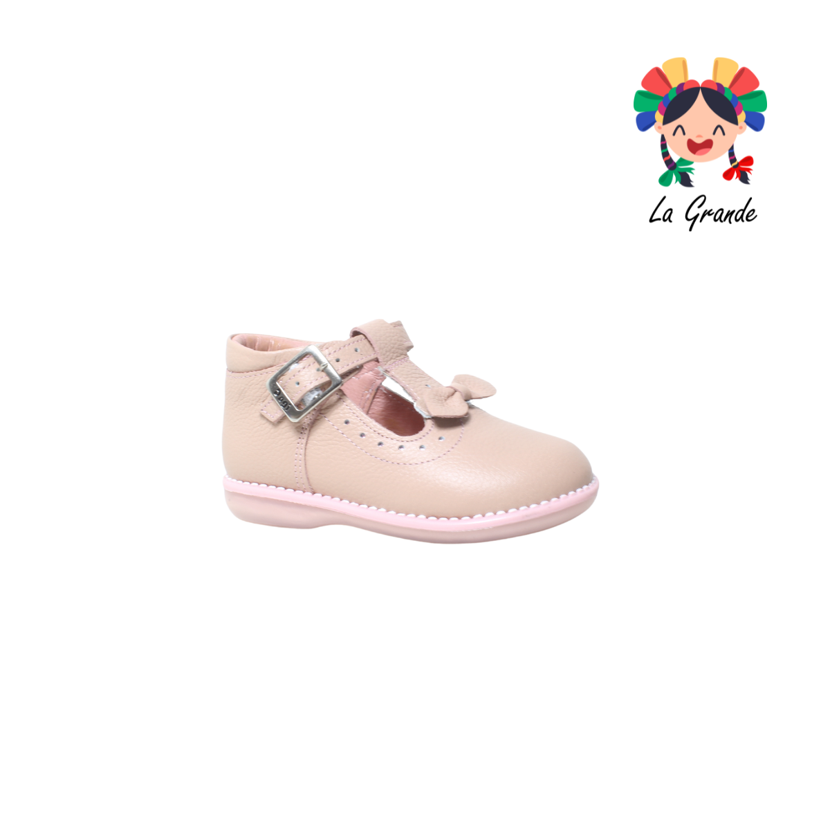 7705 DOGI Rosa Charol Zapato Casual para Niña