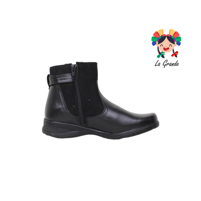 797 RIDDRA MORATTI NEGRO PIEL BOTA PARA DAMA