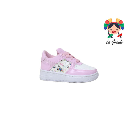 8010 PAOLA RAMIREZ Hello Kitty Blanco Rosa Sint Tenis para Niña