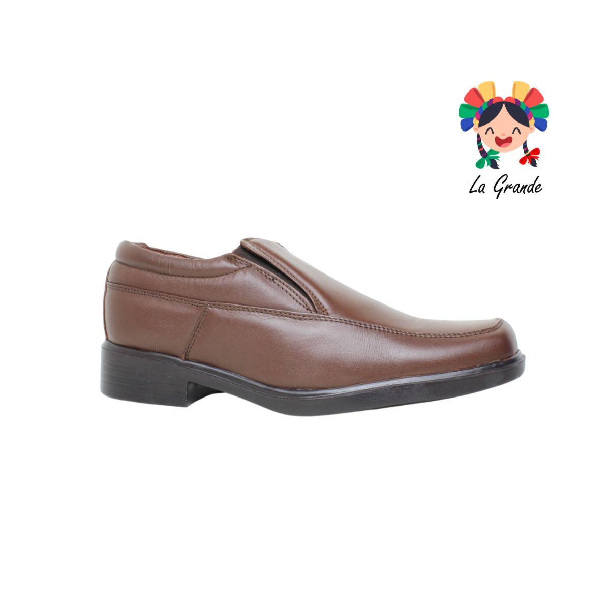 802 BASTERI Chocolate Piel  zapato de piel para caballero