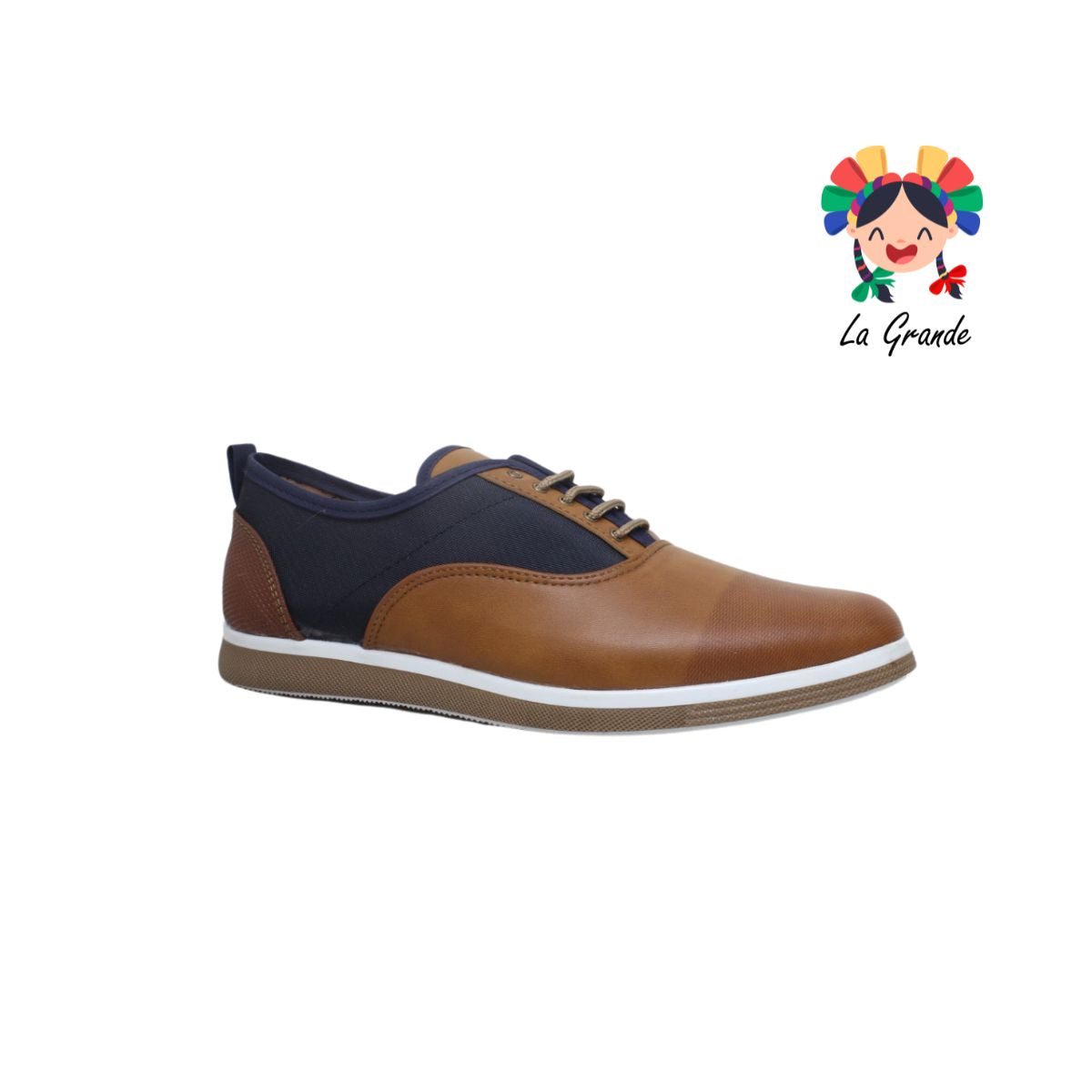 812 NOZIVO camel marino zapato casual para caballero