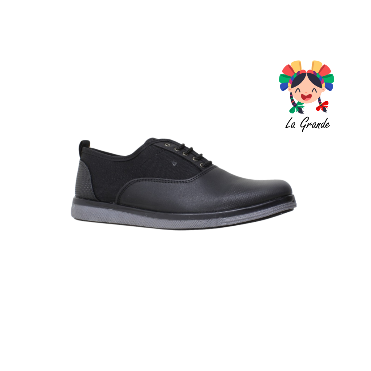 812 NOZIVO Negro Sint zapato Casual para  Joven y Caballero