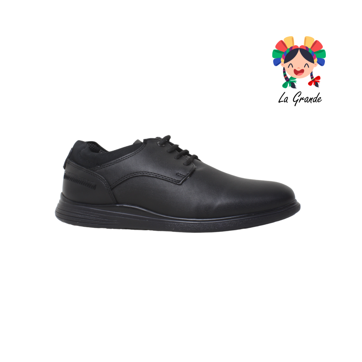 8202 CUSTOM Negro Sint Atanado Zapato Casual para Caballero