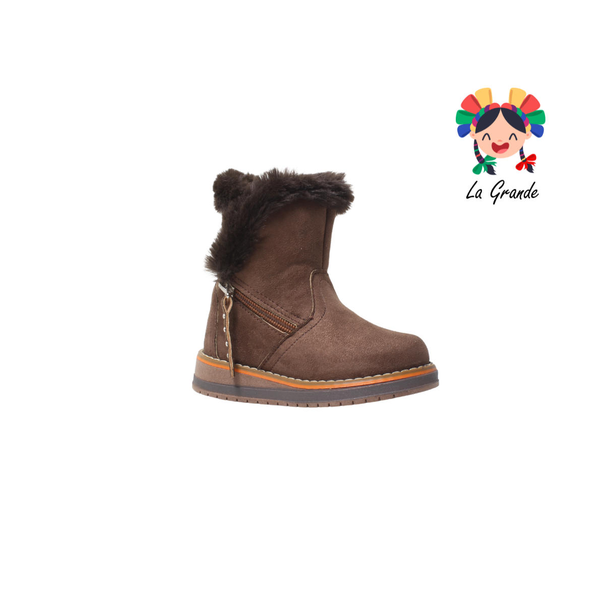 835 H-GROSS Madera Prisco Bota Casual Afelpada para Niña