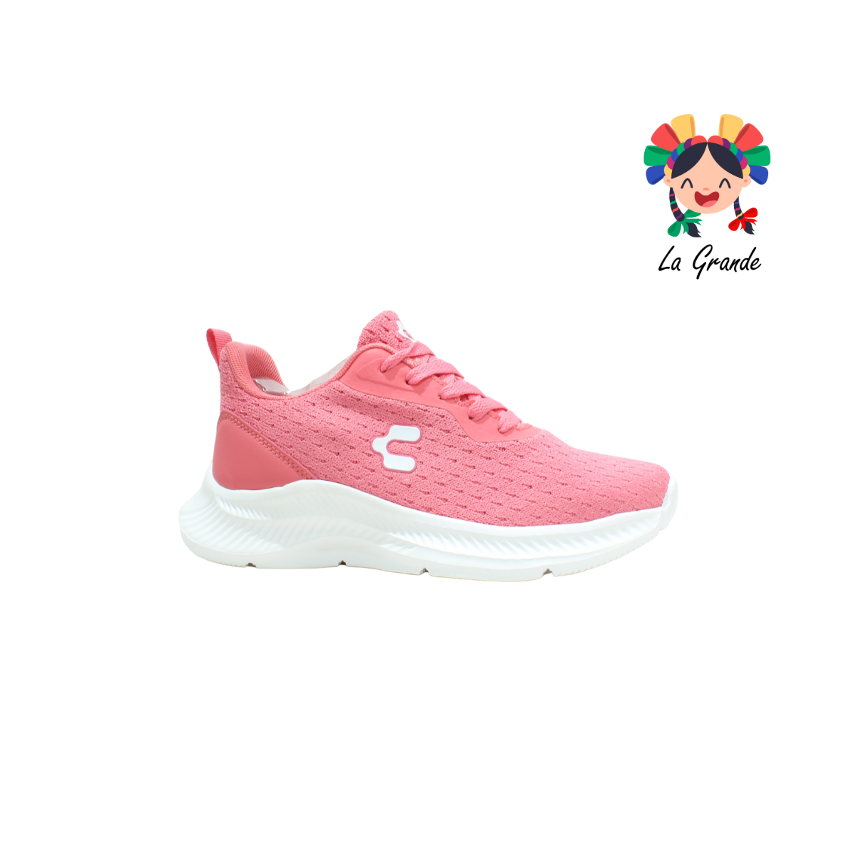 1049985-CH Rosa tenis deportivos dama