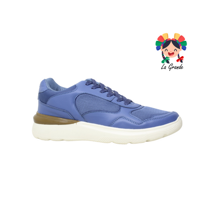 845 MAKKENA Azul Mezclilla Tenis Casual para Caballero