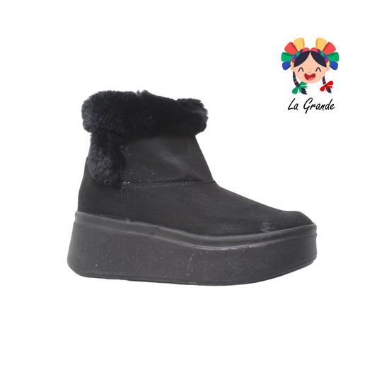 846 H-GROSS Negro Negro Prisco Bota Corta para Dama