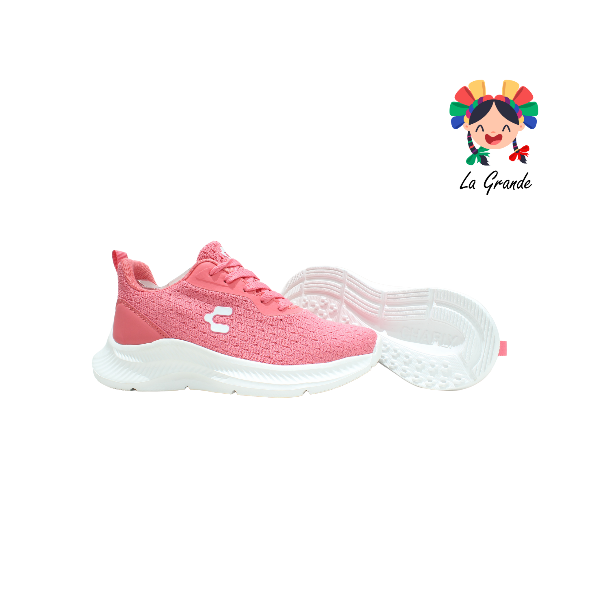 1049985-CH Rosa tenis deportivos dama