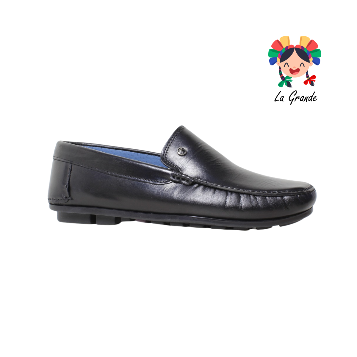 910 ASTILLEROS SPORT Negro Piel zapato Casual para Caballero