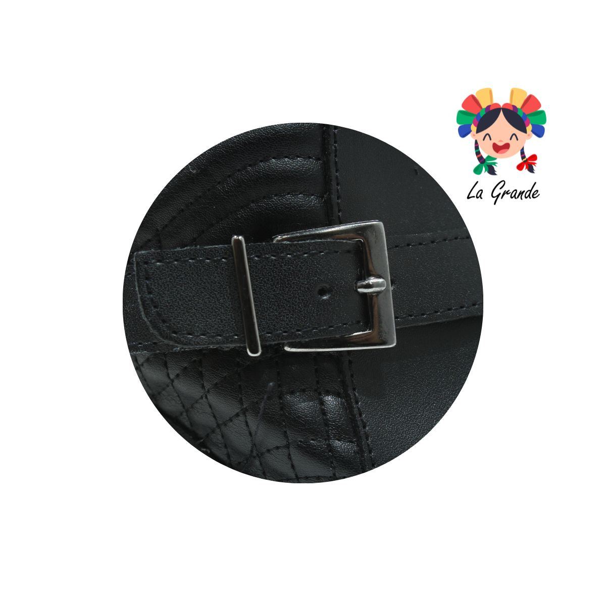 91241 GREEN LOVE negro Bota larga para dama de piel