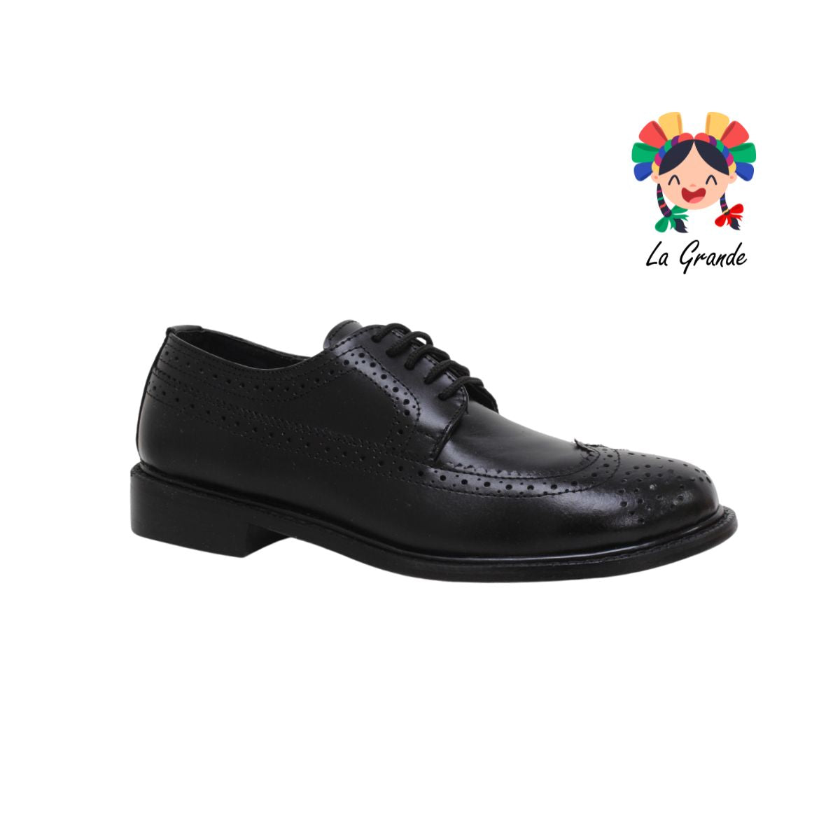 950 FERNANDOS Negro Piel zapato   Casual para Caballero