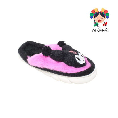 A-5064 TIGRE Kuro Multicolor Sint Textil Pantufla para Dama