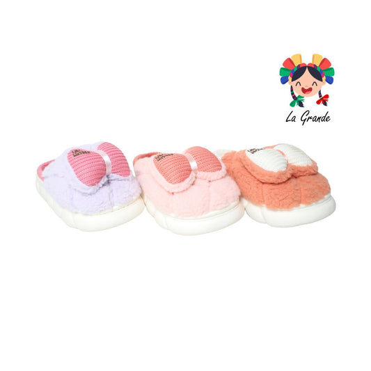 A-29 TIGRE Multicolor Moño Pantuflas para Dama