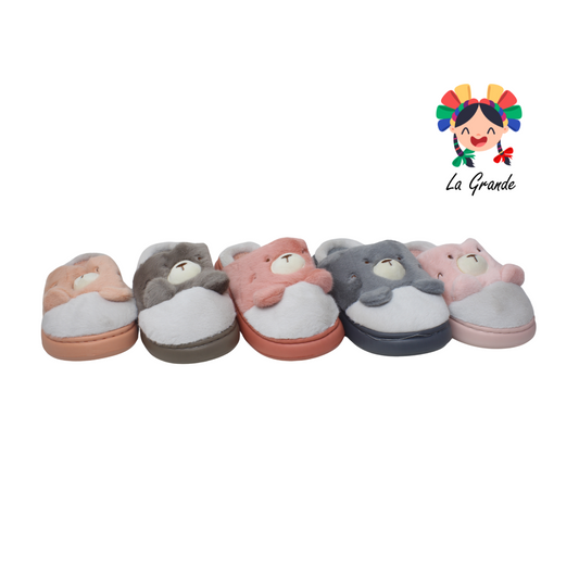 A-5029 TIGRE Oso Multicolor Pantufla con Plataforma para dama