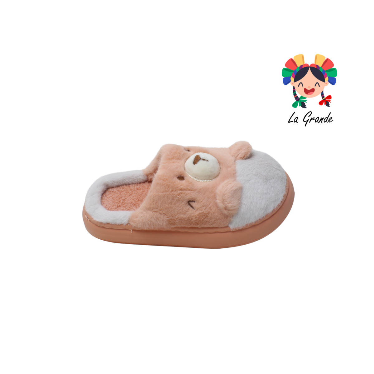 A-5029 TIGRE Oso Multicolor Pantufla con Plataforma para dama