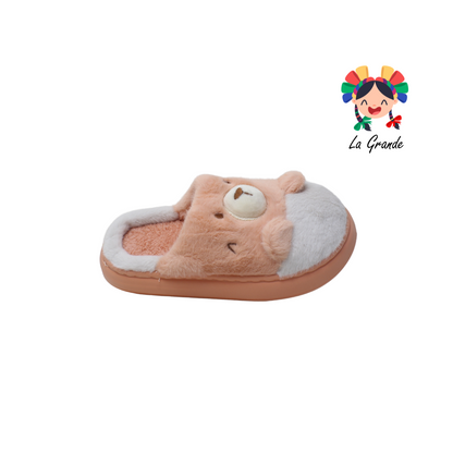 A-5029 TIGRE Oso Multicolor Pantufla con Plataforma para dama