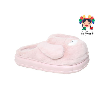 A-5048 TIGRE Multicolor Perrito Pantuflas Afelpadas para Dama