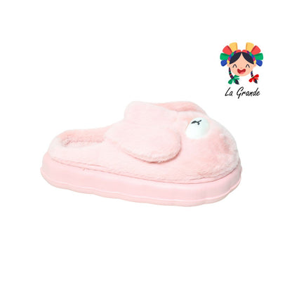 A-5048 TIGRE Multicolor Perrito Pantuflas Afelpadas para Dama