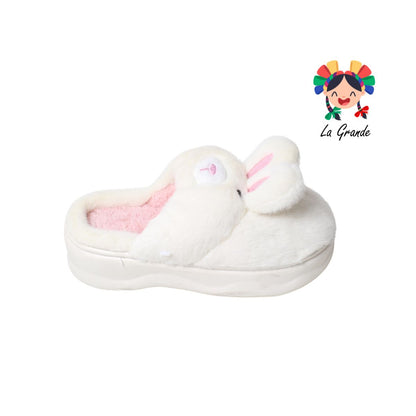 A-5052 TIGRE Multicolor Conejito Pantuflas para Dama