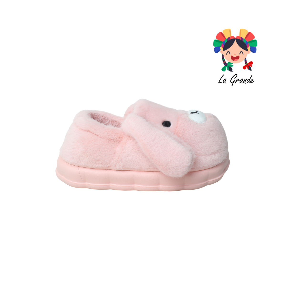 A-5085 TIGRE Perrito Multicolor Sint Textil Pantufla para Dama y Joven