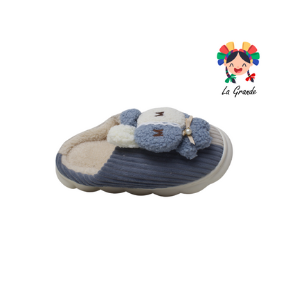 AB-137 TIGRE Conejo Multicolor Pantufla con Plataforma para dama