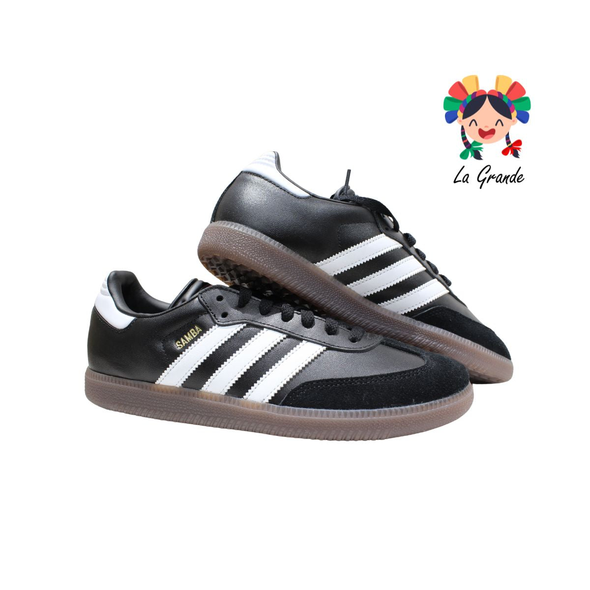 ADIDAS SAMBA Negro Blanco Gamuza Tenis Importado Original para Caballero