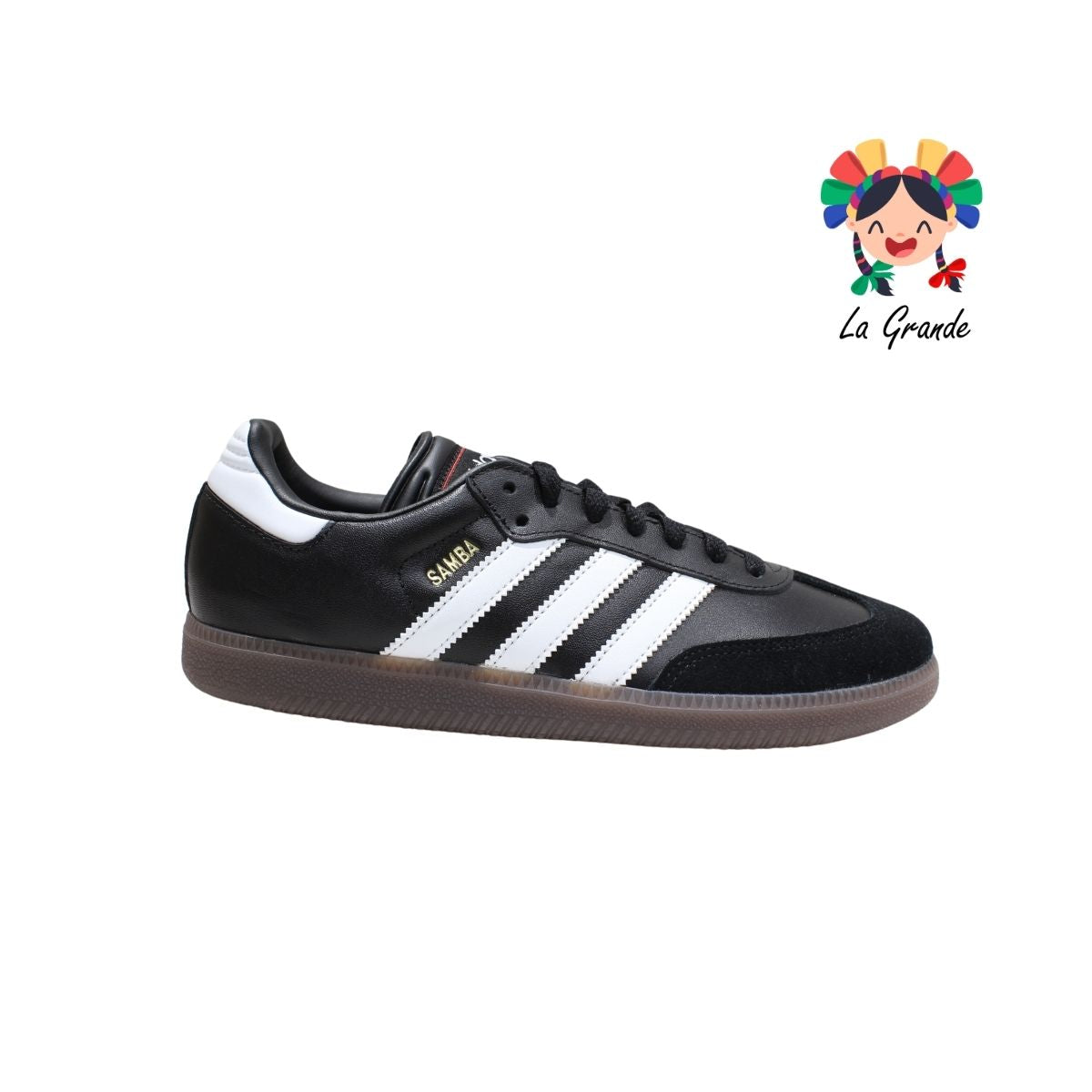 ADIDAS SAMBA Negro Blanco Gamuza Tenis Importado Original para Caballero