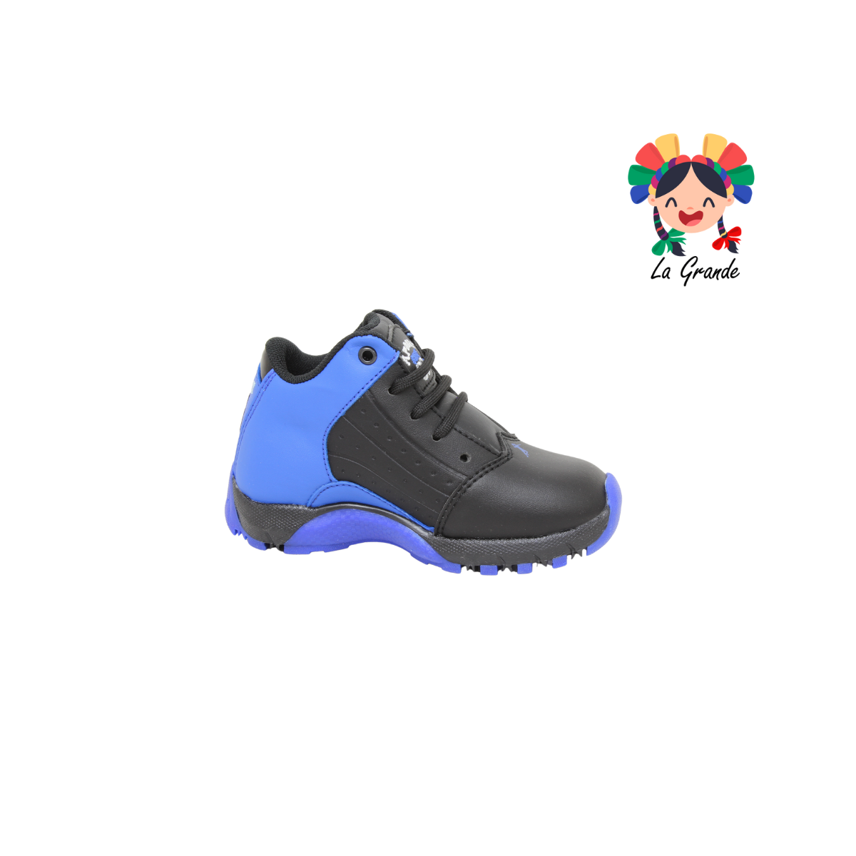 AP-99 APOORT Azul negro tenis para niño tipo bota