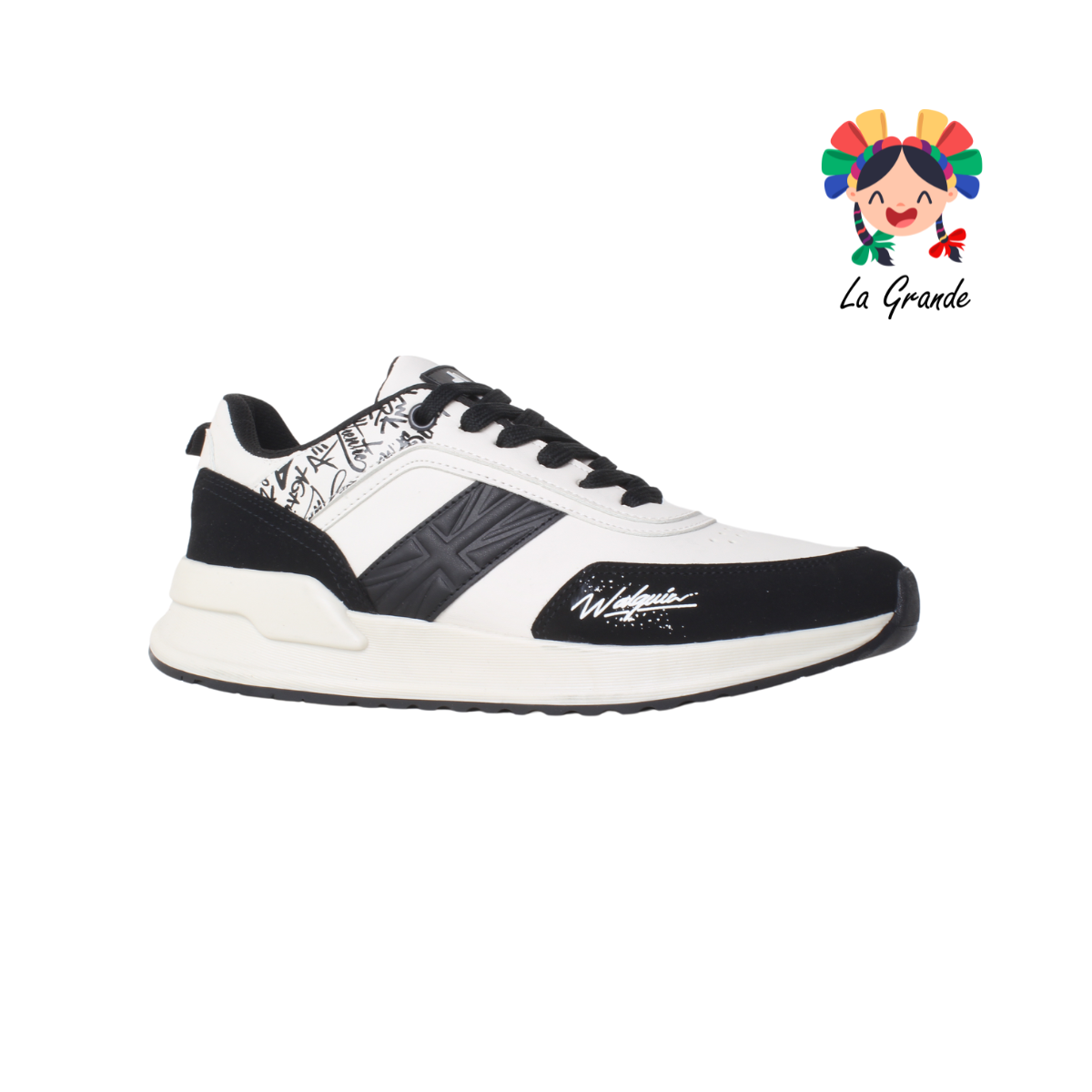 BOSTON WALKQUIR Negro Latte Tenis Choclo para Caballero