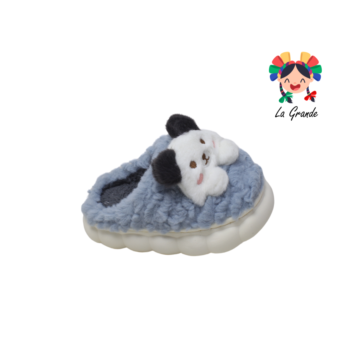 C-4038 TIGRE Perrito Multicolor Pantufla para niña infantil