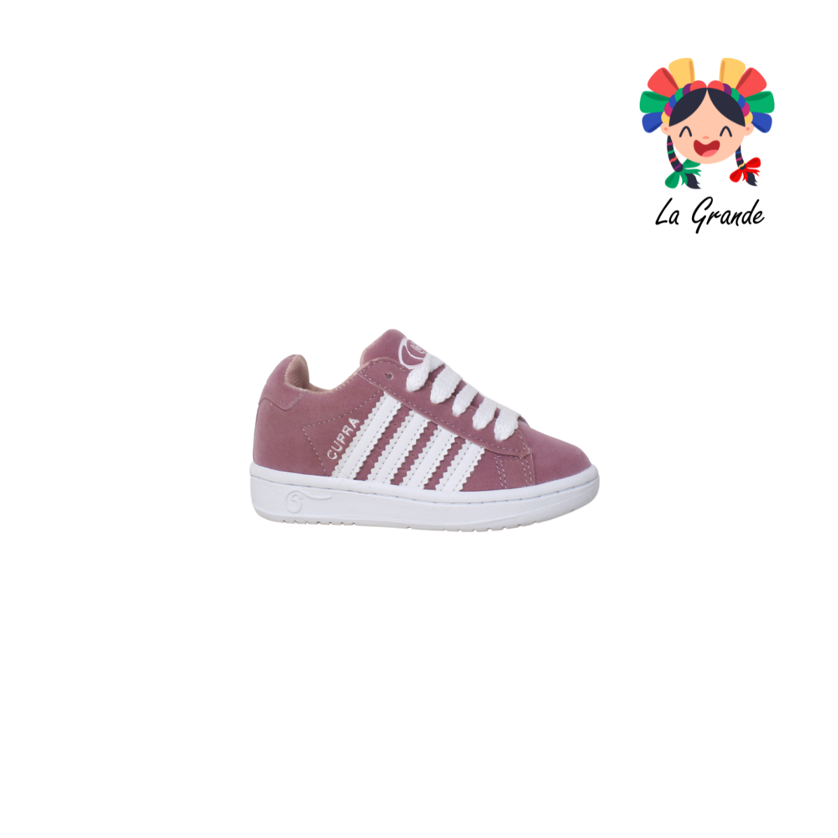 C-888 CUPRA Cassis Blanco Dakar Sint Tenis Choclo para Niña