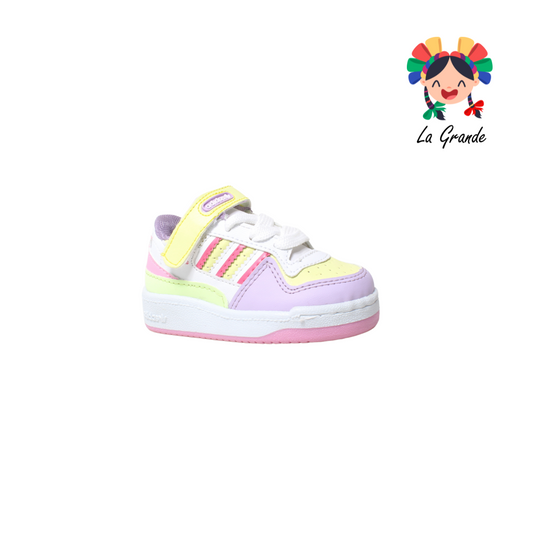 C461 R-KIDS Bco Piña Lila Rosa Sintético Tenis Deportivos para Niña