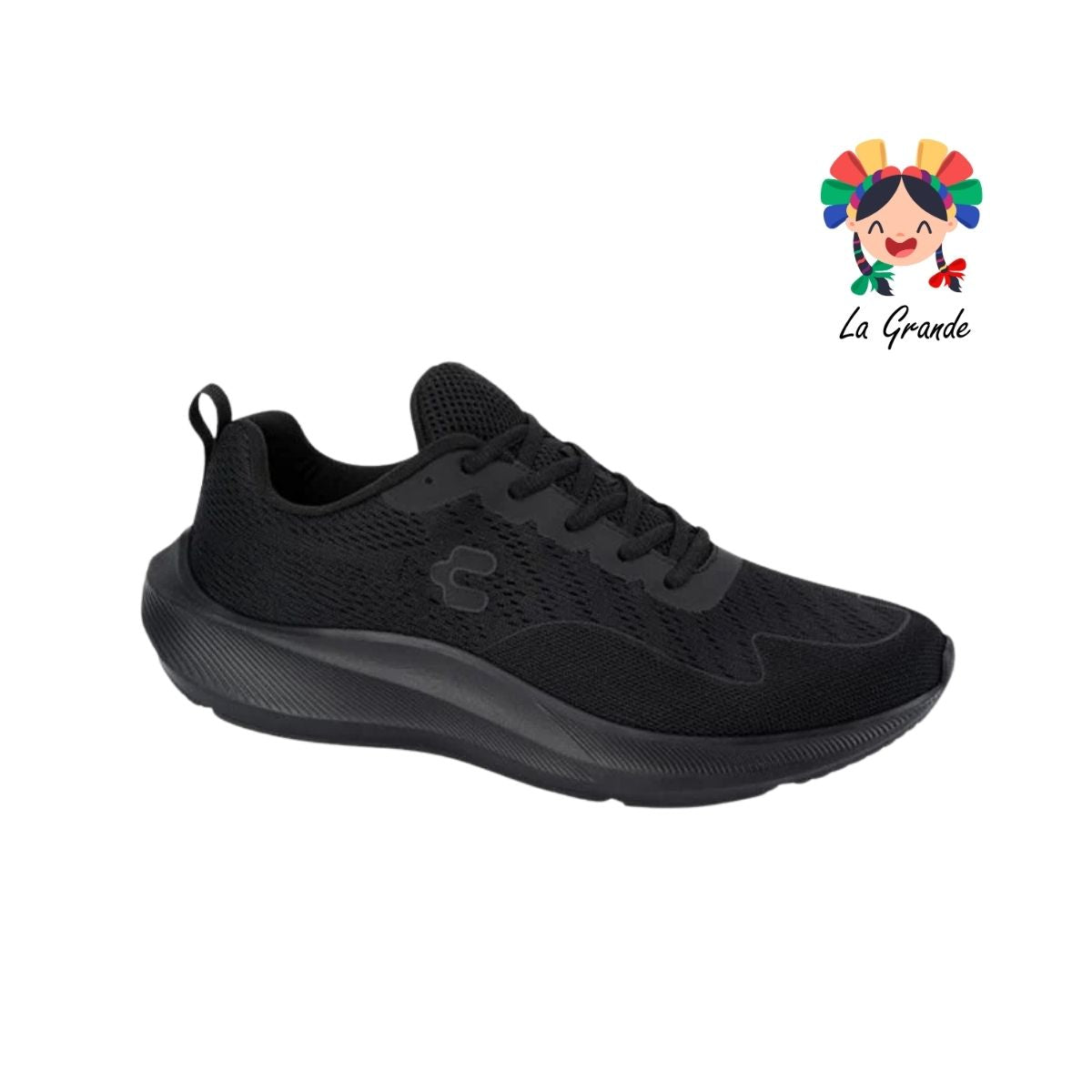 CHARLY Negro Textil Tenis Deportivo para Caballero