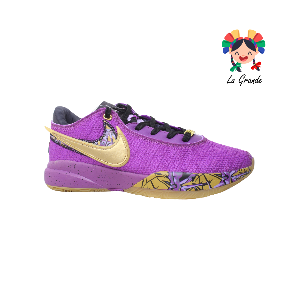 CQ9327-402 NIKE Morado Mostaza Tenis Importados para Dama y Joven