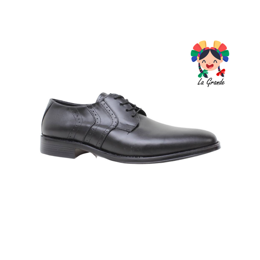 D902 VIAKENTTO Negro zapato de vestir para Caballero