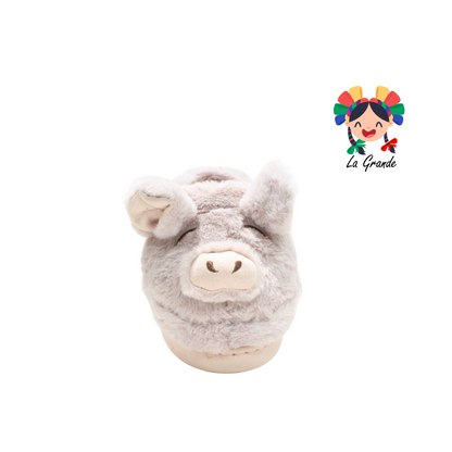 E007 LOVE TO LOUNGE pantufla rosa cerdito para dama