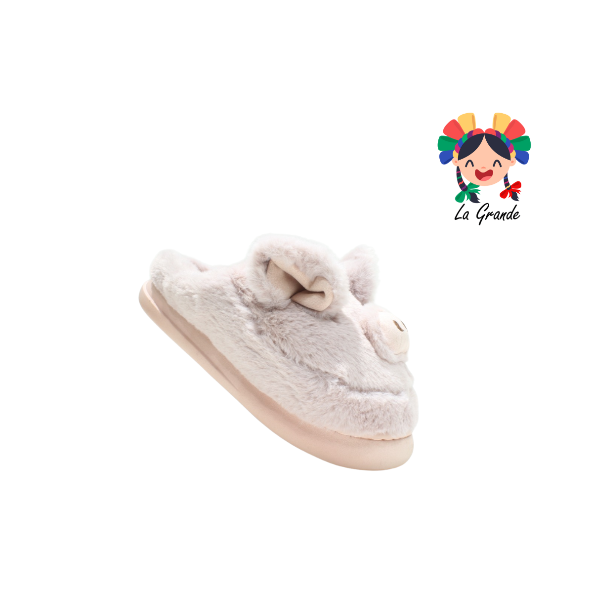 E007 LOVE TO LOUNGE pantufla rosa cerdito para dama