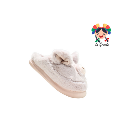 E007 LOVE TO LOUNGE pantufla rosa cerdito para dama